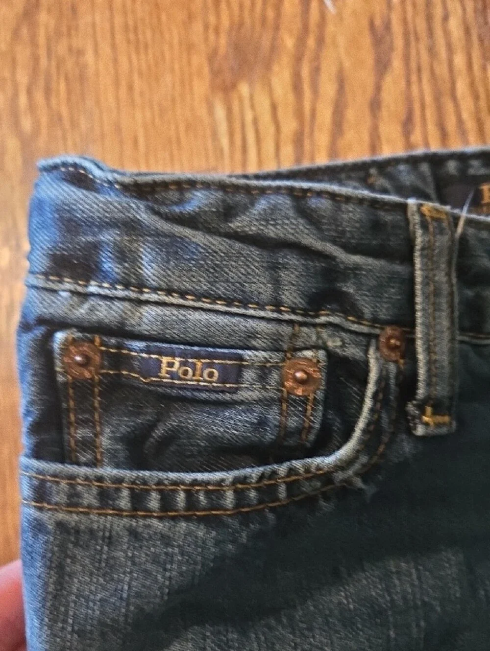Ralph Lauren Boys Slim Straight Blue Denim Jeans